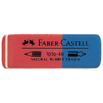 Gumica kaučuk tinta/grafit 7070-40 Faber Castell 187040 crvena-plava-KOMAD