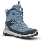 Čizme za planinarenje SH500 MTN na vezice tople vodootporne dječje 35-39