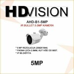 HDVISION AHD-TVI BULLET KAMERA 5MP ZA VIDEONADZOR AHD-B1-5MP