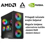 ADM stolno računalo Gaming High Range G392 Amd Ryzen 7 5800x3d, 16GB RAM, 1TB SSD, nVidia RTX 5070, Windows 11