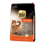 Select Gold Cat Adult Hair&amp;Skin perad s lososom 3 kg