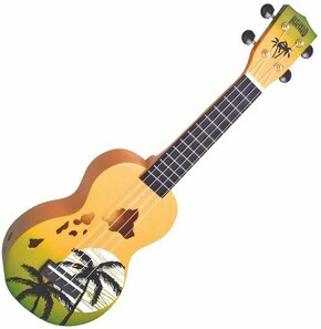 Mahalo Hawaii Soprano ukulele Hawaii Green Burst