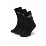 Set od 3 para unisex visokih čarapa Reebok R0452-SS24 (3-pack) Crna