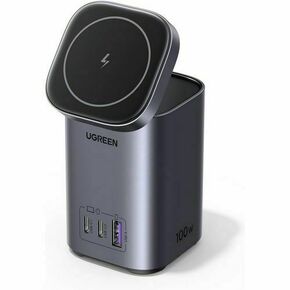 Power station Ugreen 100W GaN with 15W MagSafe wireless charger