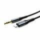Joyroom AUX stereo audio kabel 3.5 mm mini jack - Lightning for iPhone / iPad 1m (SY-A02): crni