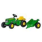 Rolly Toys traktor na pedale John Deere + prikolica