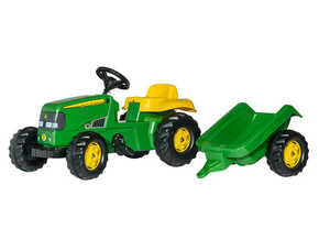 Rolly Toys traktor na pedale John Deere + prikolica
