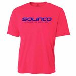 Muška majica Solinco Performance Shirt - neon pink
