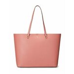 Lauren Ralph Lauren Shopper torba 'KARLY' zlatna / prljavo roza