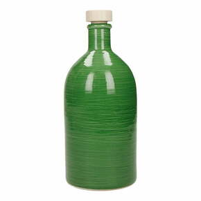 Zelena keramička bočica za ulje Brandani Maiolica
