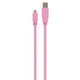 Kabel USB tip A-M&lt;=&gt;USB tip micro B-M 0.3m Pink - T'nB