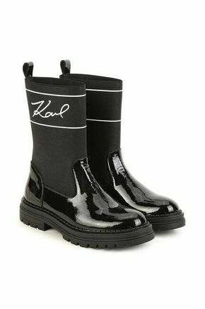 Zimske čizme Karl Lagerfeld Kids Z19114 S Black 09B