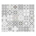 Set od 30 zidnih naljepnica Ambiance Cement Tiles Shade of Gray Bari, 10 x 10 cm