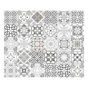Set od 30 zidnih naljepnica Ambiance Cement Tiles Shade of Gray Bari