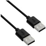 Akyga USB kabel USB-A utikač, USB-A utikač 1.8 m crna AK-USB-11
