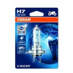 Osram X-Racer Moto 12V - do 20% više svjetla - do 35% bjelije (4200K)Osram X-Racer Moto 12V - up to 20% more light - up to 35% whiter light (4200K) H7-XR-1