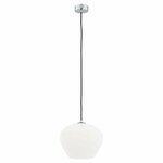 ARGON 4042 | Kalimera Argon visilice svjetiljka 1x E27 krom, crno, opal