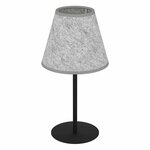 EGLO 43986 | Alsager Eglo stolna svjetiljka 39,5cm sa prekidačem na kablu 1x E27 crno, sivo