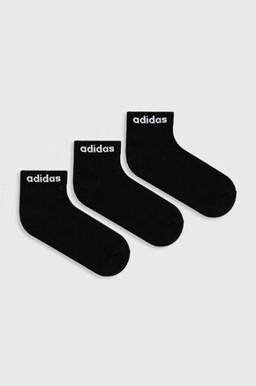 Čarape adidas Performance 3-pack boja: crna - crna. Niske čarape iz kolekcije adidas Performance. Model izrađen od elastičnog materijala. U setu tri para.
