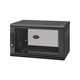 APC NetShelter WX 6U 600x400 Wall Mount Cabinet Black with swing handle APC-AR106SH4