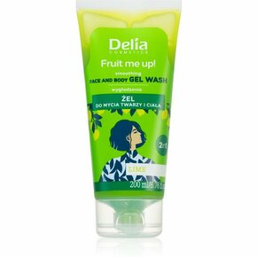 Delia Cosmetics FRUIT ME UP! gel za pranje lica i tijela Lime 200 ml