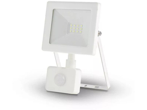 Asalite LED reflektor bijeli Slim 10W 4500K (900 lumena) + senzor