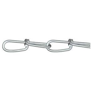 Dörner + helmer 156133 lanac od čvorova srebrna čelik galvansko pocinčani 30 m Debljina karike lanca 2.8 mm