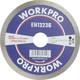 WorkPro GSOSCR-2 dijamantna rezna ploča 125 mm 1 St. keramika, porculan, marmor, zidano, staklo, vapnenac, granit, prirodni kamen, pješčenjak