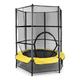 KLARFIT KLARFIT Rocketkid 3, žuta, 140 cm trampolin, sigurnosna mreža, bungee opruge