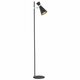 ARGON 3895 | Lukka Argon podna svjetiljka 164cm sa prekidačem na kablu elementi koji se mogu okretati 1x E27 crno, krom