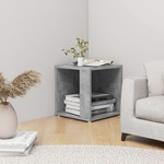 vidaXL Bočni stolić siva boja betona 33 x 33 x 34,5 cm od iverice