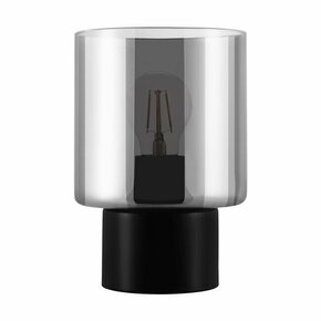 EGLO 33984 | Gorosiba Eglo stolna svjetiljka 22cm sa prekidačem na kablu 1x E27 crno