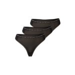 Tommy Hilfiger Underwear Tanga gaćice crna / bijela