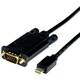 Roline Mini-DisplayPort / VGA adapterski kabel Mini DisplayPort utikač, VGA 15-polni utikač 5.00 m crna 11.04.5979 DisplayPort kabel