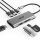 ACER 7u1 Type C ključ: 3 x USB3.0, 1 x HDMI, 1 x type-c pd, 1 x čitač sd kartica, 1 x čitač tf kartica