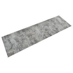 Kuhinjski tepih perivi s uzorkom betona 60 x 180 cm baršunasti