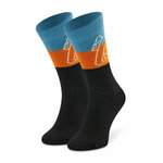 Dječje visoke čarape Happy Socks KGOR01-9300 Crna