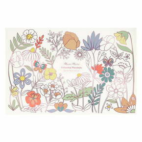 Papirnati podmetač 8 kom 28x42.5 cm Butterflies &amp; Flowers – Meri Meri