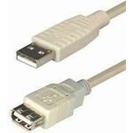 Transmedia USB 2.0 extension Kabel AA1,0m TRN-C140-KHL