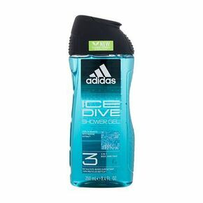 Adidas Ice Dive Shower Gel 3-In-1 gel za tuširanje 250 ml za muškarce