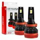 AMiO X3 Series H8/H9/H11 LED Headlight žarulje - do 520% više svjetla - 6500KAMiO X3 Series H8/H9/H11 LED Headlight bulbs - up to 520% more light - H8-9-11-X3-02981