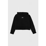 UNDER ARMOUR Sportska sweater majica 'Rival' crna / bijela