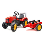 Falk traktor s prikolicom Supercharger - red