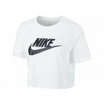 Ženska majica Nike Sportswear Essential Crop Icon W - white/black