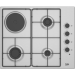 Beko HIGM64123SX kombinirana/plinska ploča za kuhanje