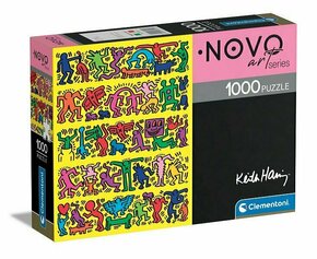 Novo Art: Keith Haring - Yellow Art puzzle od 1000 komada - Clementoni
