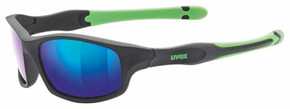 Uvex dječje sunčane naočale Sportstyle 507 Black Mat Green (2716)