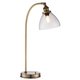 ENDON 77859 | Hansen Endon stolna svjetiljka 53,3cm s prekidačem 1x E14 antik crveni bakar, prozirno