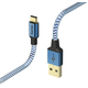Hama USB - Type-C kabel za prijenos podataka, 1,5m, plavi