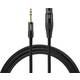 Warm Audio Premier Series XLR priključni kabel [1x ženski konektor XLR - 1x 6,3 mm banana utikač] 1.80 m crna